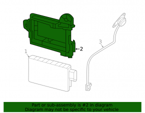 Blind Spot Sensor Mount Left Nissan Murano z52 15-24