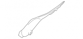 Right windshield wiper seal for Volvo XC60 10-17
