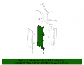 Toyota Sequoia 2010 transmission cooling radiator