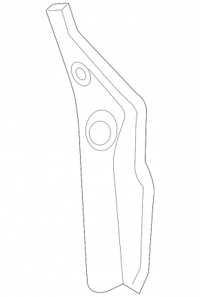 Left side trunk door trim BMW X3 G01 18-21 on the body, halogen