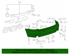 Bare rear bumper Lexus IS250 IS350 11-13 white, missing fragment of left part, crack in fasteners, tears