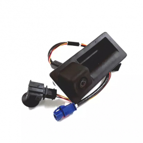 Rear view camera with button and trunk release handle for VW Tiguan 09-17