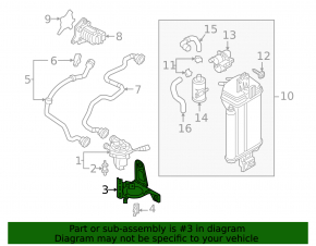 Air pump bracket VW Tiguan 18-24
