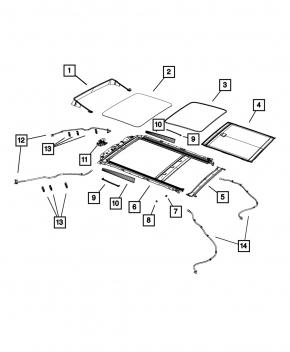 13-16 Dodge Dart frame hatch mechanism