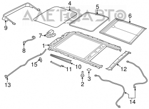 13-16 Dodge Dart frame hatch mechanism