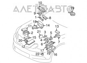 2008 Lexus IS250 Underhood Fuse Box Assembly