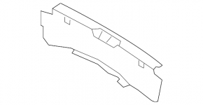 Ford Flex 09-11 Trunk Door Trim