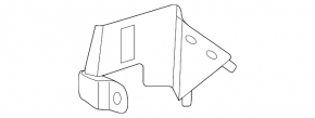 Mercedes W167 GLE 350 450e 24-25 2.0T catalytic converter bracket