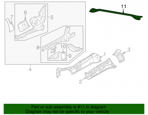 Front strut brace Ford Explorer 11-19