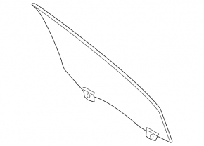 Front left door glass Ford Edge 15 - Titanium triplex