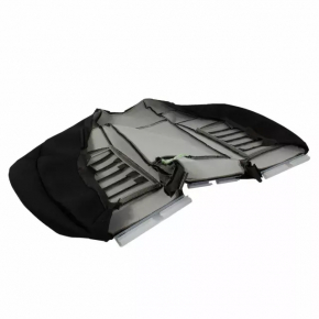 Rear seat row 2 Ford Edge 15-24 black cloth