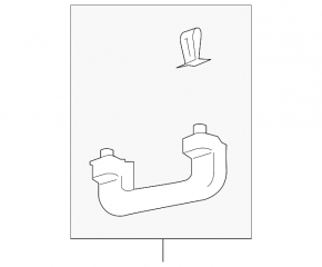 Ceiling handle rear right Ford Escape MK4 20-22 beige