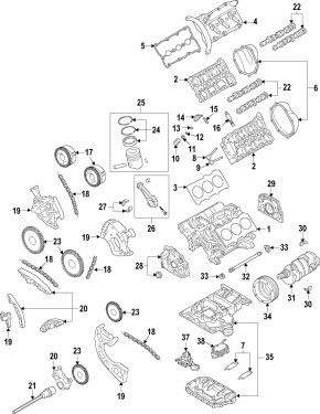 Oil pump for the Audi A6 05-11 3.0, 3.2 engine