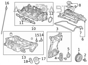 Front Engine Cover Honda CRV 17-2222 1.5T L15BE
