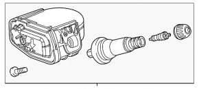 Wheel pressure sensor Chevrolet Equinox EV 24-26 without valve