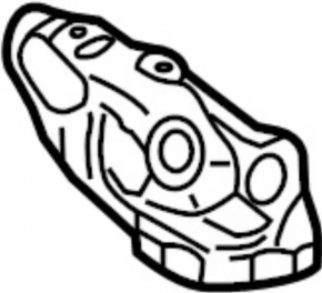 Exhaust manifold protection upper Infiniti QX30 17-17