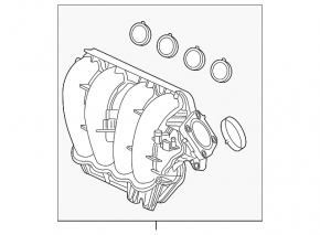 Intake manifold Honda CRV 12-14 2.4