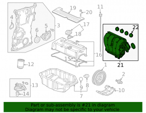 Honda CRV 12-14 2.4 intake manifold