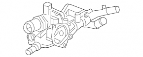 Thermostat housing Honda CRV 17-22 1.5T