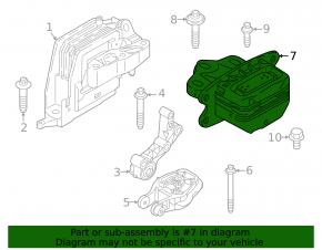 BMW X1 U11 24-25 B48 Gearbox Mount