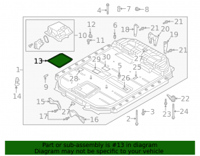 Audi E-Tron 19-23 VVB control unit seal