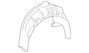 Rear right fender liner for Lexus LS460 LS600h 07-12
