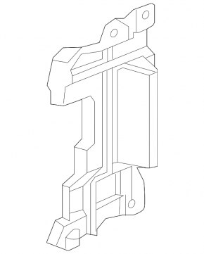 Right radiator deflector Honda HR-V 16-18