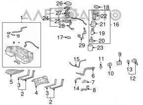 Fuel pump petrol pump Lexus GS350 07-11
