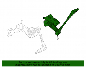 Rear left body tilt sensor Audi Q5 80A 18-24
