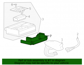 Chevrolet Equinox 18-24 Communication Telematics Control Module Mount