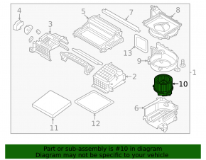 Hyundai Ioniq 5 22-24 heater fan motor