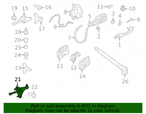 Lower front left door hinge for Porsche Cayenne 19-26 (2 parts)