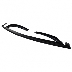 Upper front left door molding for Ford Edge 15-24 matte with glass seal