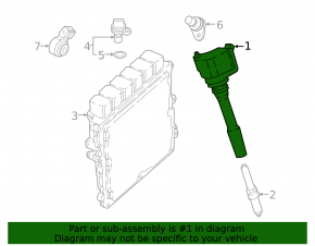 Ignition Coil BMW 7 G11 G12 16-22 N63B