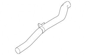 Exhaust pipe rear part BMW 7 G12 16-22 B58