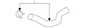 Upper cooling pipe Hyundai Kona 18-21 2.0 on the cylinder head