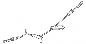 Automatic transmission cable Toyota Venza 21-