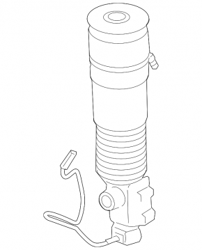 Rear left air shock absorber BMW 7 F01 11-15