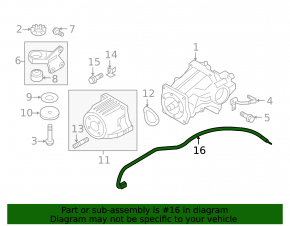 Mitsubishi Outlander 14-21 Rear Axle Wiring
