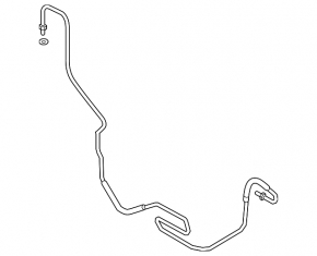High pressure hose power steering VW Passat b7 12-15 2.5 USA type 3