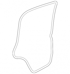 Rear left door seal for VW Tiguan 09-18