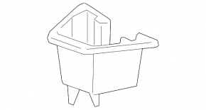 Left trunk box for Toyota Prius 20 04-09