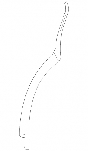 Rear inner door trim, rear left, Lexus RX350 RX350h RX450h+ RX500h 23-26
