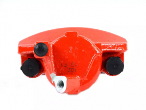 Front left caliper assembly for Fiat 500 12-19 red