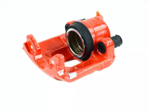 Front left caliper assembly for Fiat 500 12-19 red