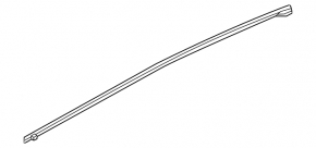 Upper rear right door molding Kia K5 21-24 chrome