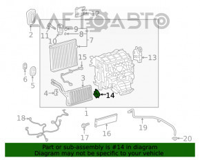 Actuator motor drive heater air conditioner Lexus RX350 RX450h 16-22