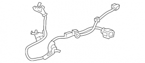 Rear right ABS sensor wire for Lexus ES250 ES300h ES350 19-26 under electric caliper
