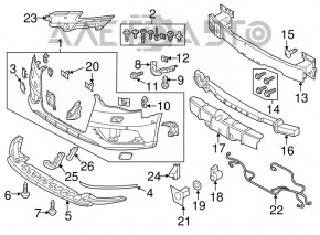 Audi A3 8V 17-20 Front Bumper Reinforcement