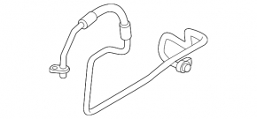 Nissan Ariya 23-25 air conditioning hose